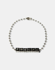 HUF Blocks Bracelet - Silver
