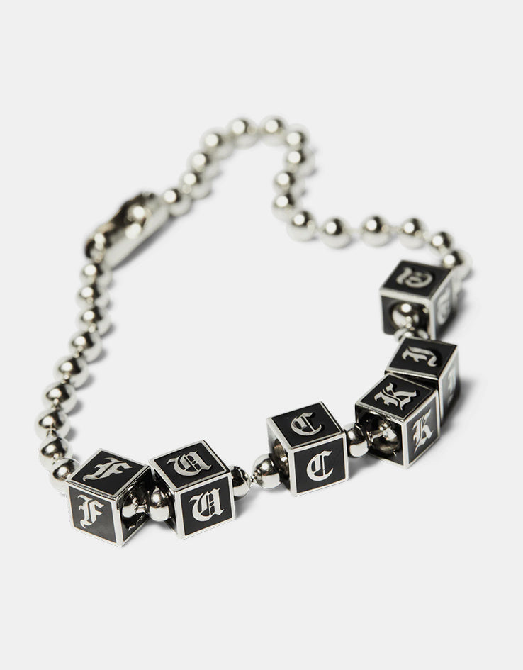 HUF Blocks Bracelet - Silver