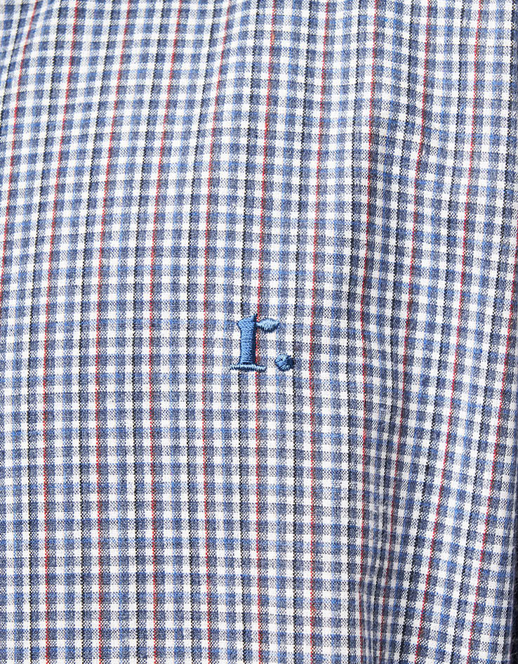 Route One Checked Jacket - Plaid (Light Blue)