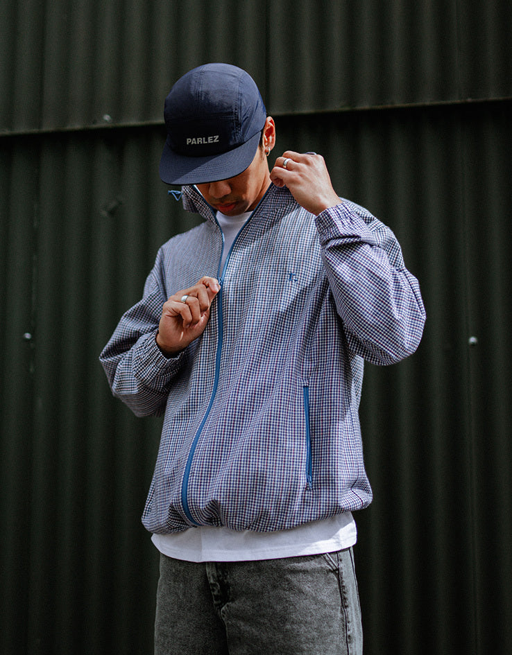 Route One Checked Jacket - Plaid (Light Blue)