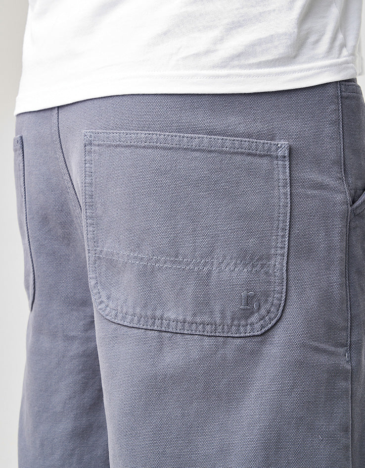 Route One Washed Canvas Shorts - Bering Sea
