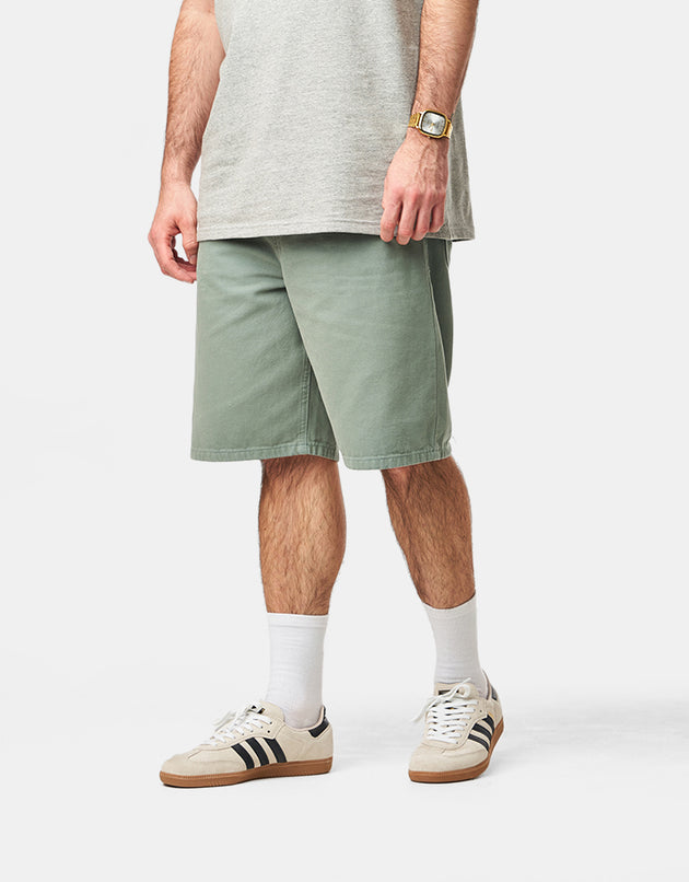 Route One Washed Canvas Shorts - Green Bay