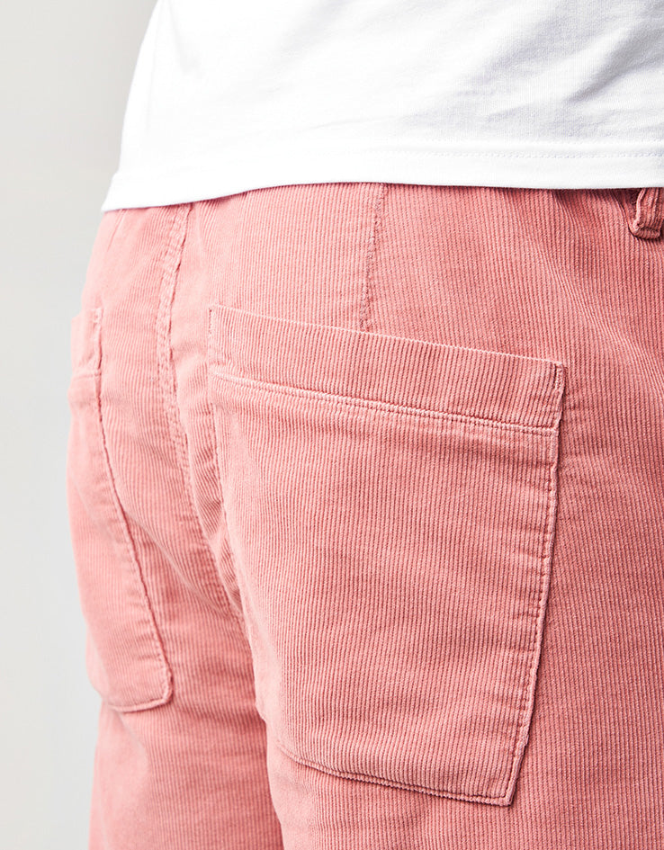 Route One Cord Shorts - Dusty Rose
