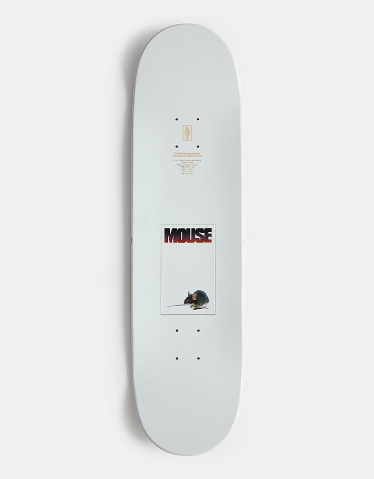 Girl Carroll Mouse G096 Skateboard Deck - 8.5"