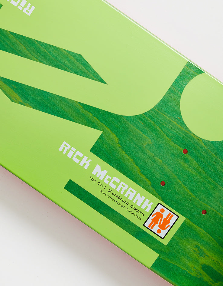 Girl McCrank Double OG 'TWIN TIP' G069 Skateboard Deck - 8.25"
