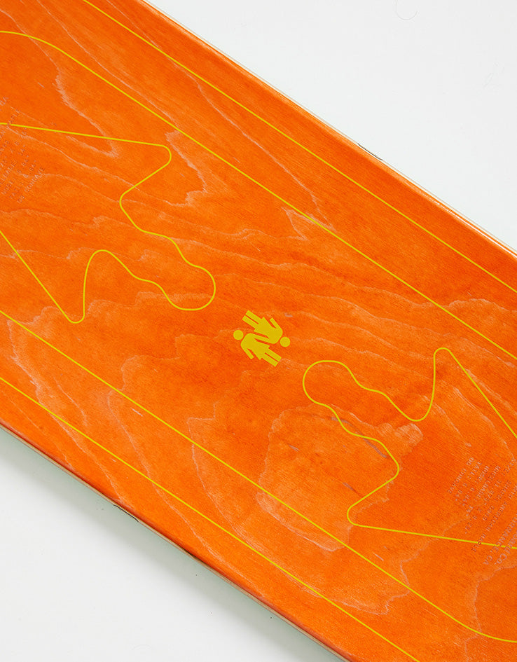 Girl McCrank Double OG 'TWIN TIP' G069 Skateboard Deck - 8.25"