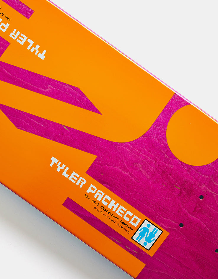 Girl Pacheco Double OG 'TWIN TIP' G096 Skateboard Deck - 8.5"