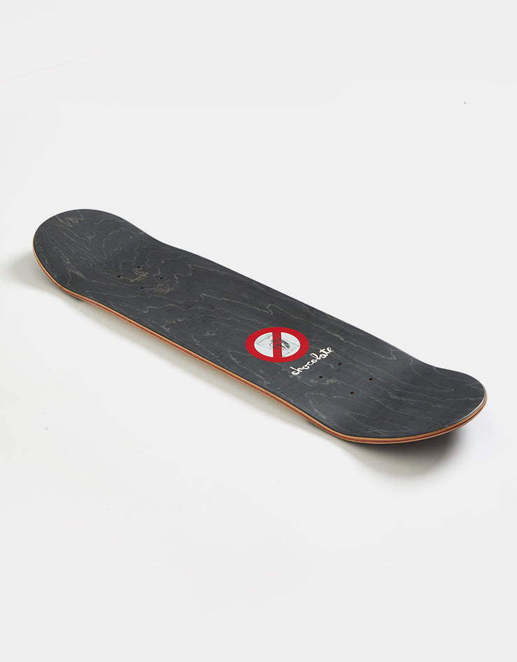 Chocolate Trahan White Lines G052 Skateboard Deck - 8.25"