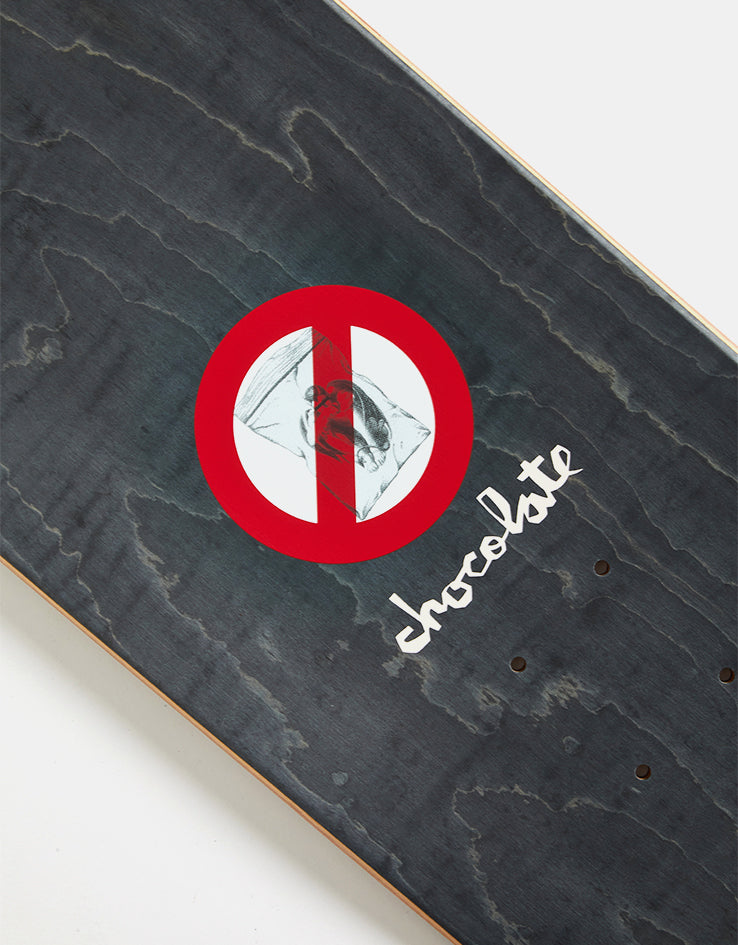 Chocolate Trahan White Lines G052 Skateboard Deck - 8.25"