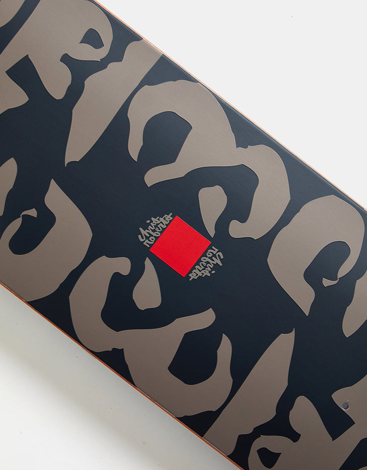 Chocolate Roberts Ink Blot 'TWIN TIP' G069 Skateboard Deck - 8.25"