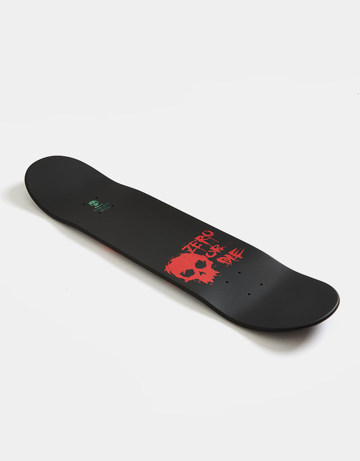Zero Blood Skull Matte Skateboard Deck - 8.25"
