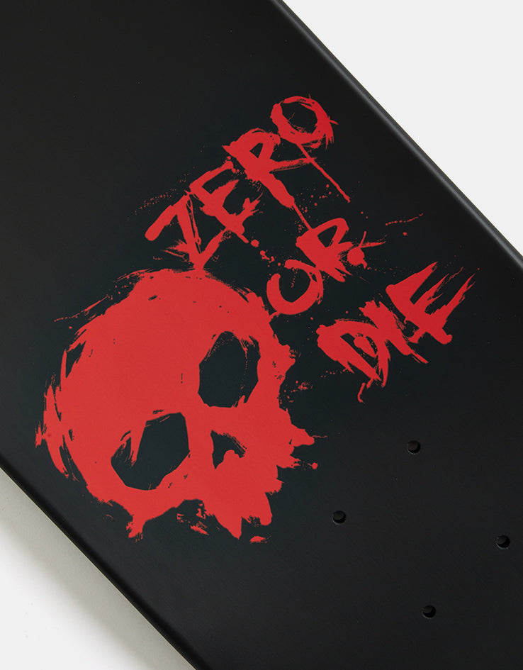 Zero Blood Skull Matte Skateboard Deck - 8.25"
