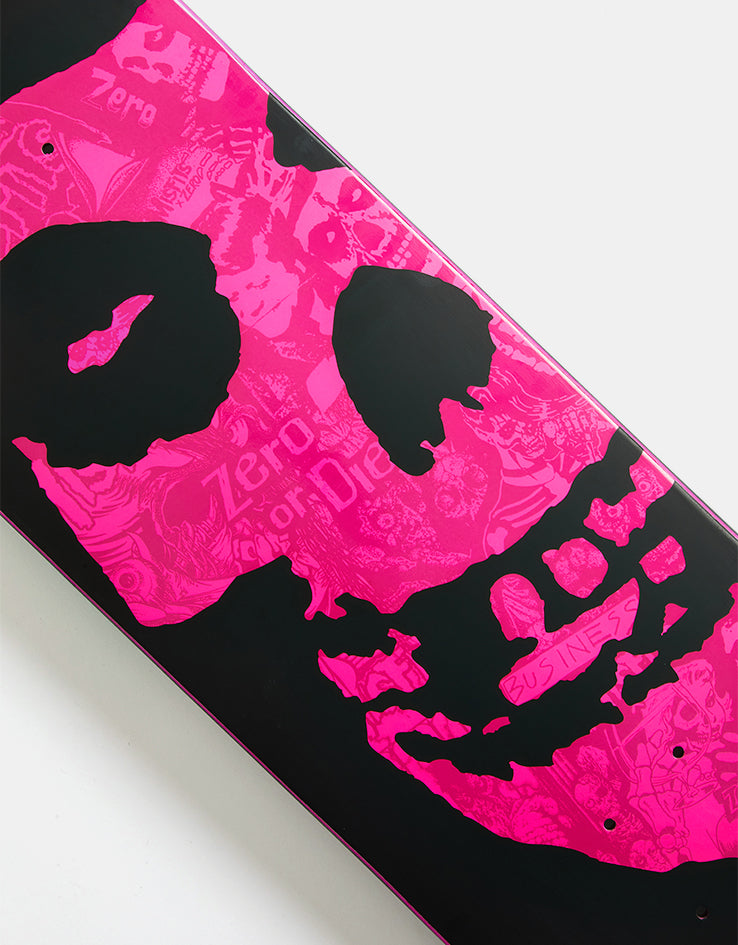 Zero x Misfits Fiend Skull Collage Skateboard Deck - 8.25"