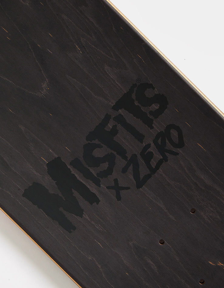 Zero x Misfits Fiend Skull Collage Skateboard Deck - 8.25"