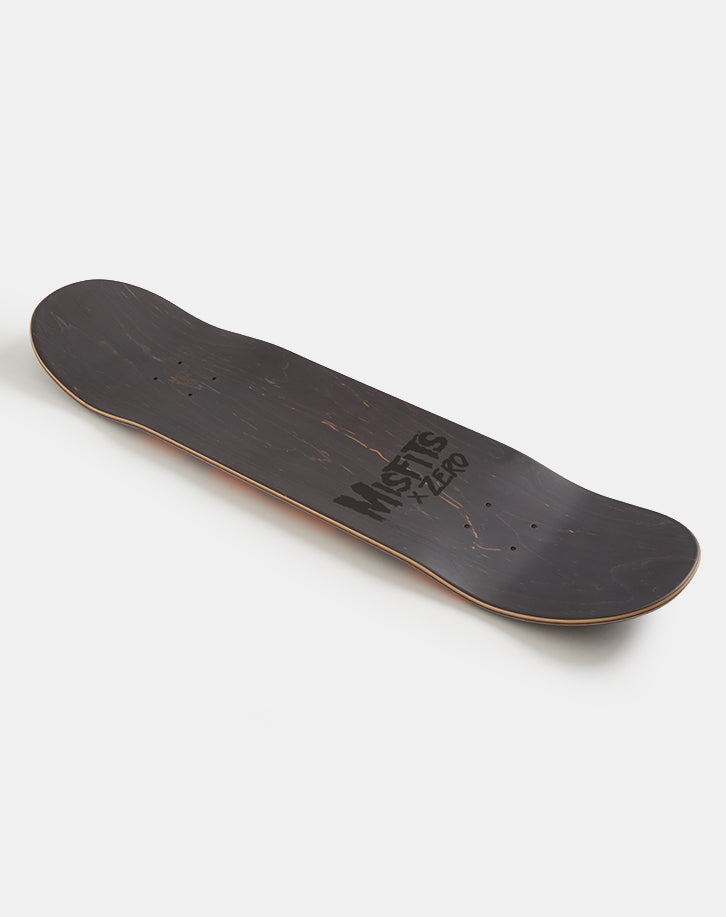 Zero x Misfits Fiend Skull Collage Skateboard Deck - 8.5"