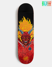 Santa Cruz x Stranger Things Hellfire Club Skateboard Deck - 8.25"