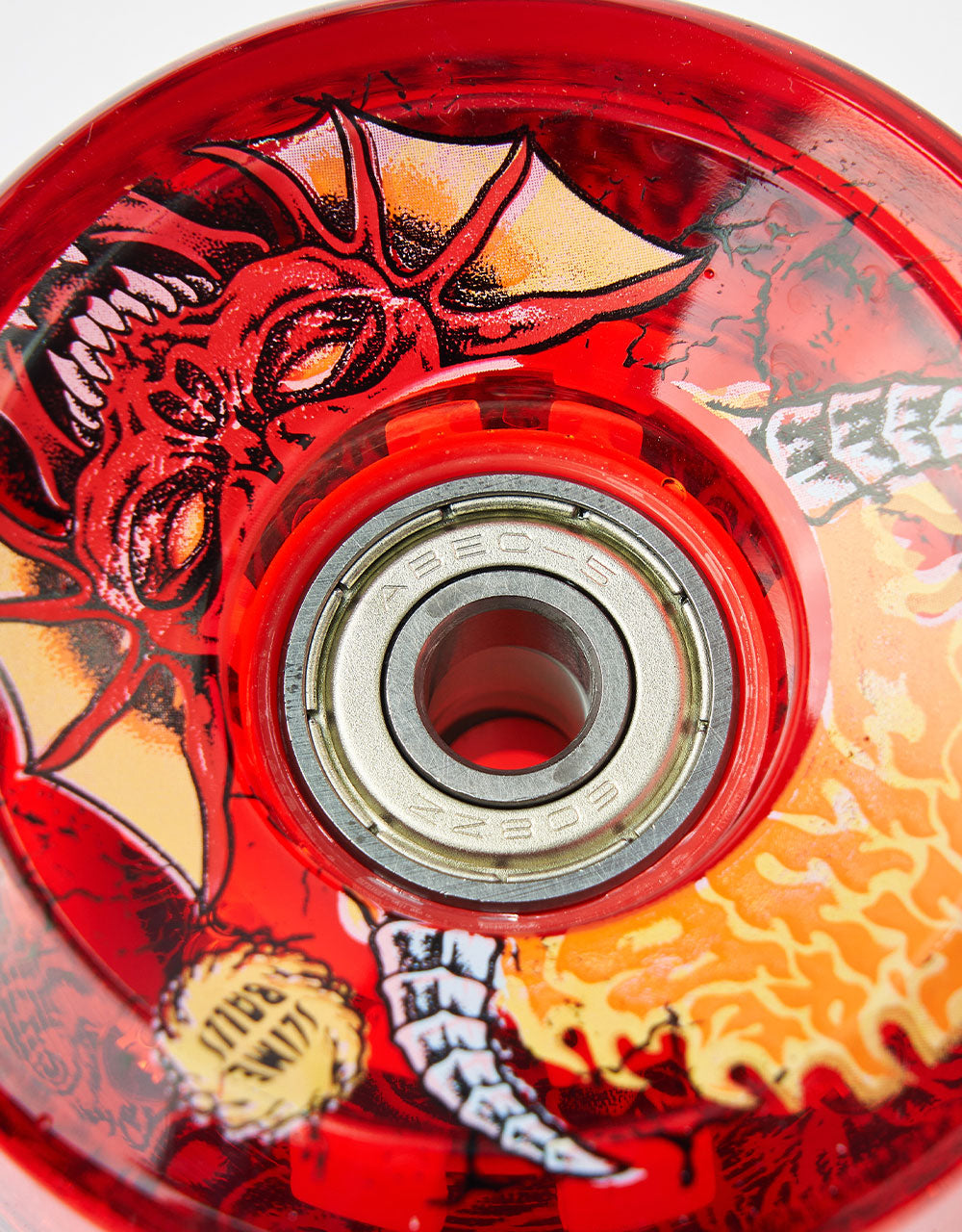 Santa Cruz x Stranger Things Hellfire Club OG Light Ups Skateboard Wheels - 66mm