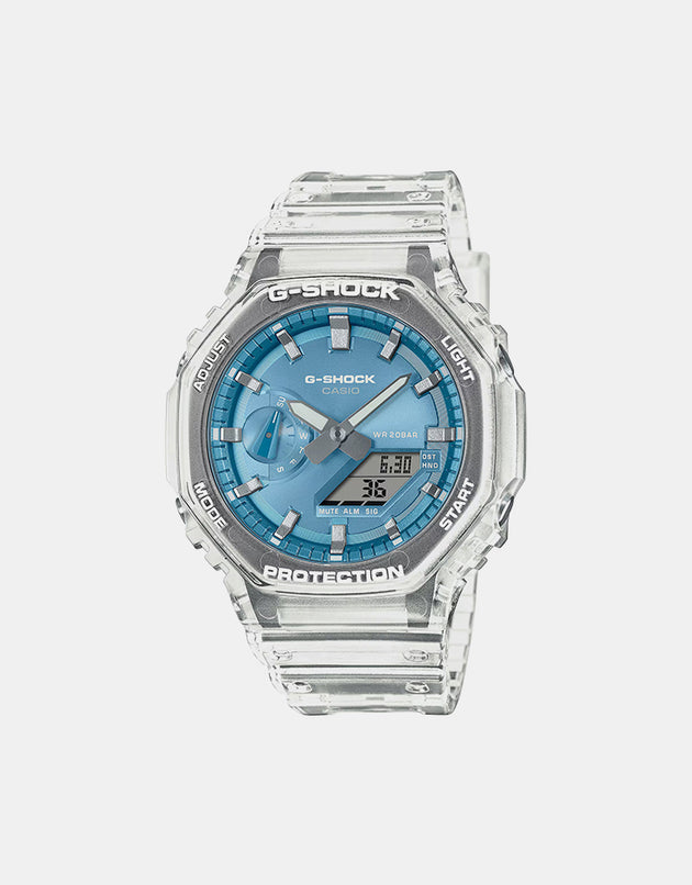 G-Shock GA-2100BM-7A2ER Watch - Clear/Blue