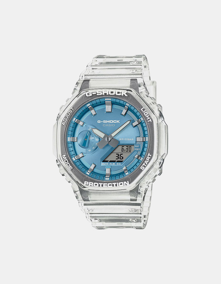 G-Shock GA-2100BM-7A2ER Watch - Clear/Blue