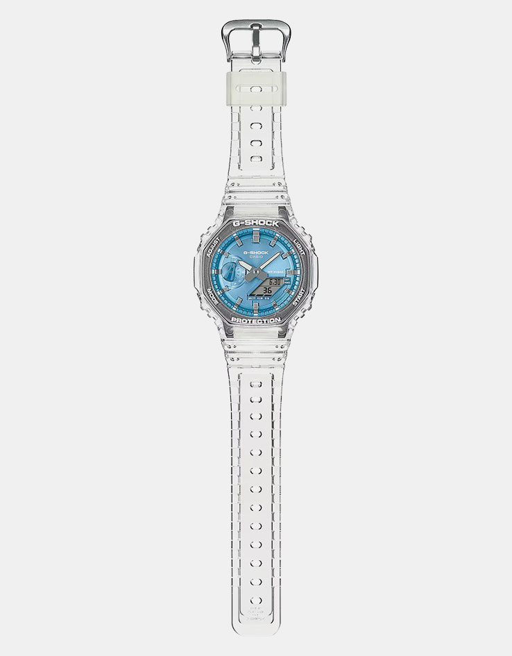 G-Shock GA-2100BM-7A2ER Watch - Clear/Blue