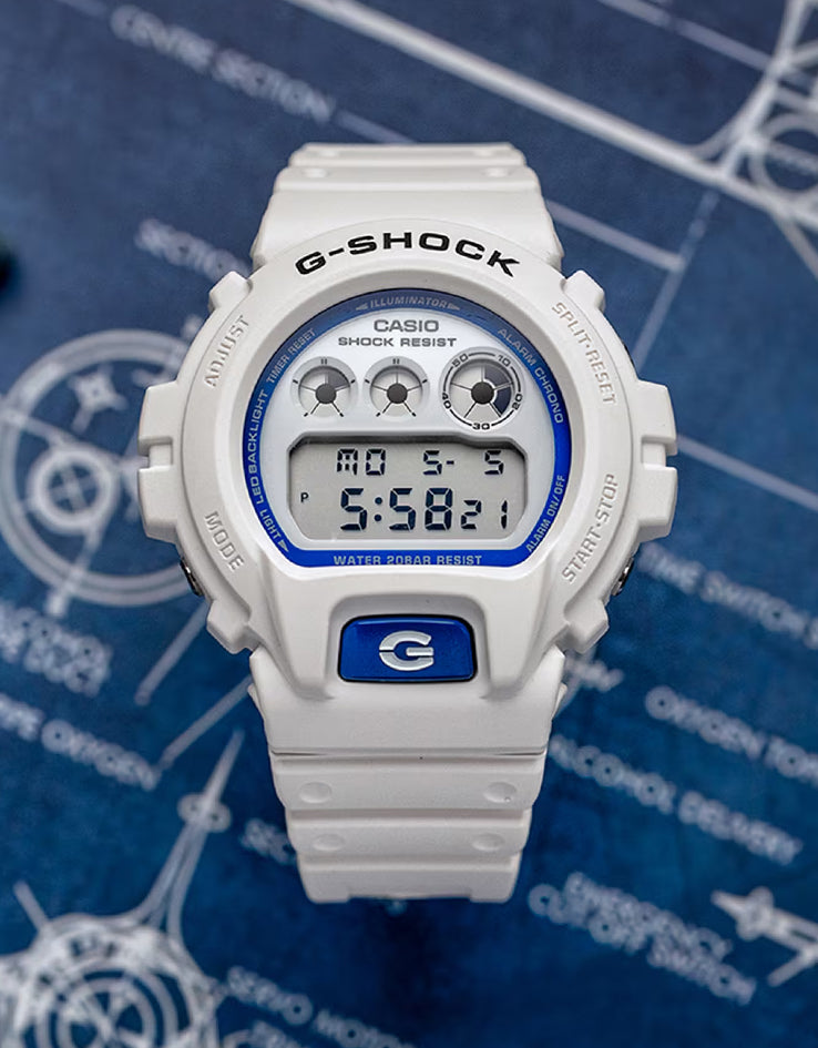G-Shock Marvel Studios' The Fantastic Four First Steps Limited Edition Watch - White/Blue