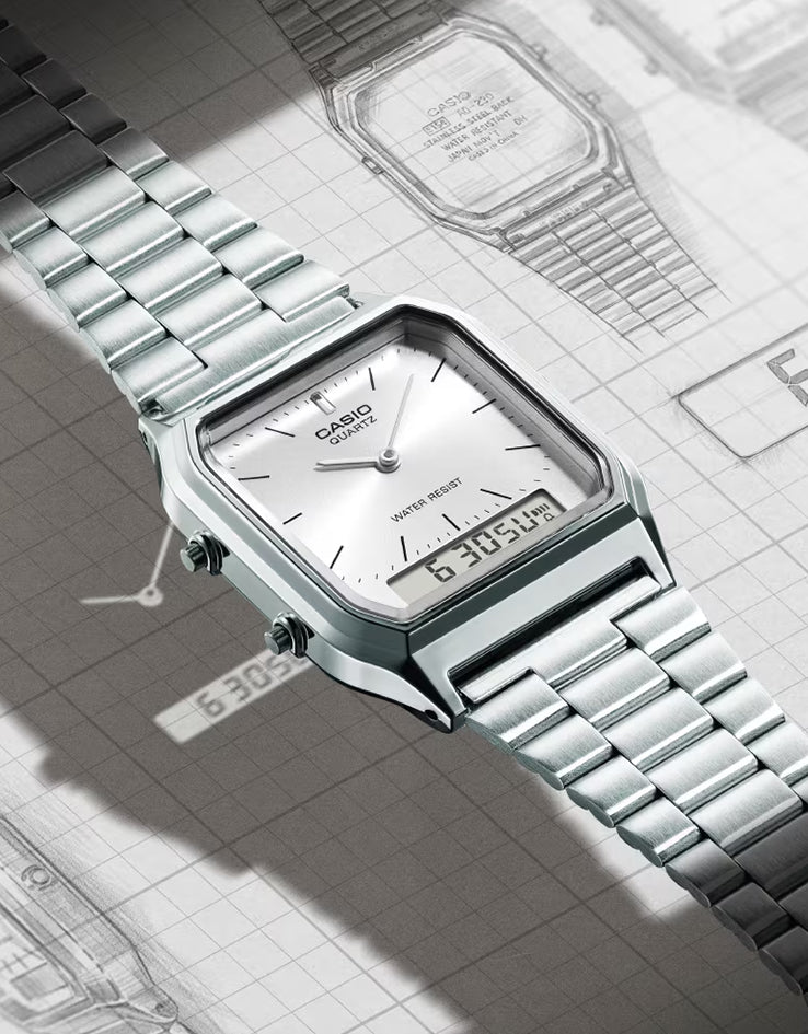 Casio AQ-230A-7DMQYES Watch - Silver