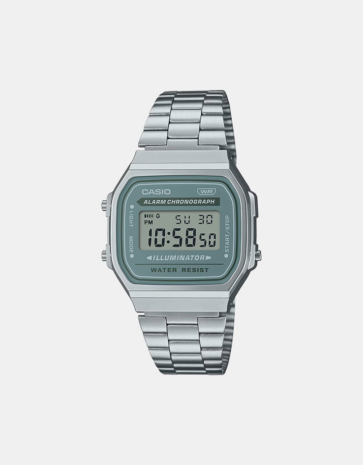 Casio A168WA-3AYES Watch - Silver