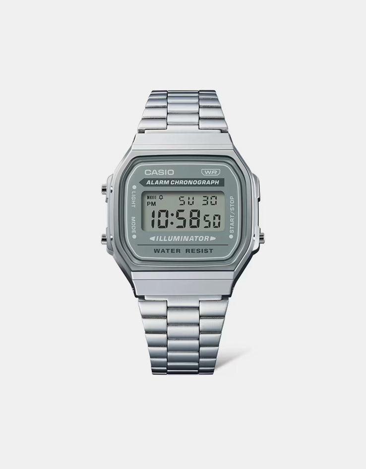Casio A168WA-3AYES Watch - Silver
