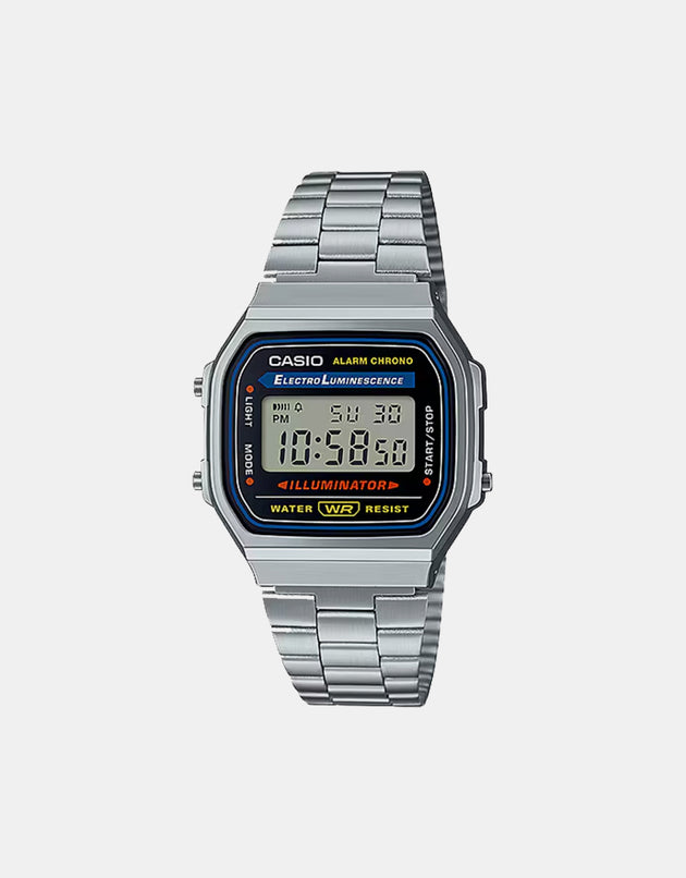 Casio A168WA-1YES Watch - Silver