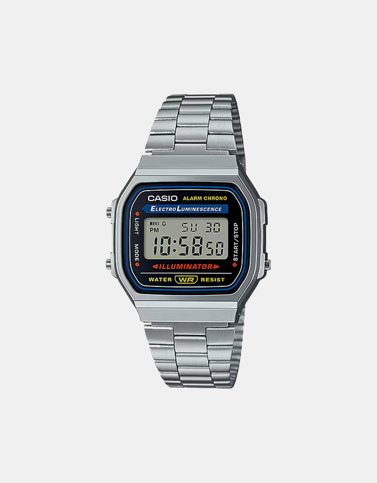 Casio A168WA-1YES Watch - Silver