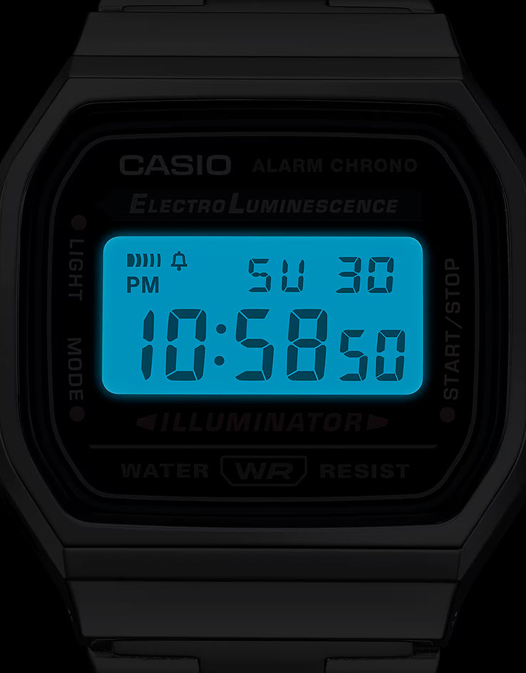 Casio A168WA-1YES Watch - Silver
