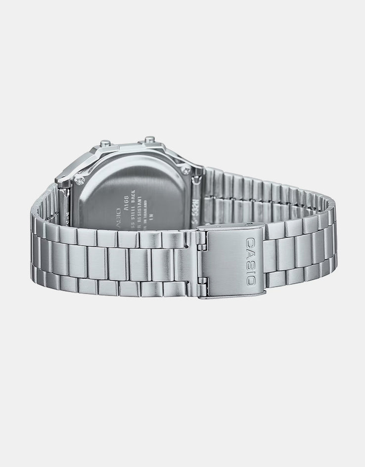 Casio A168WA-1YES Watch - Silver