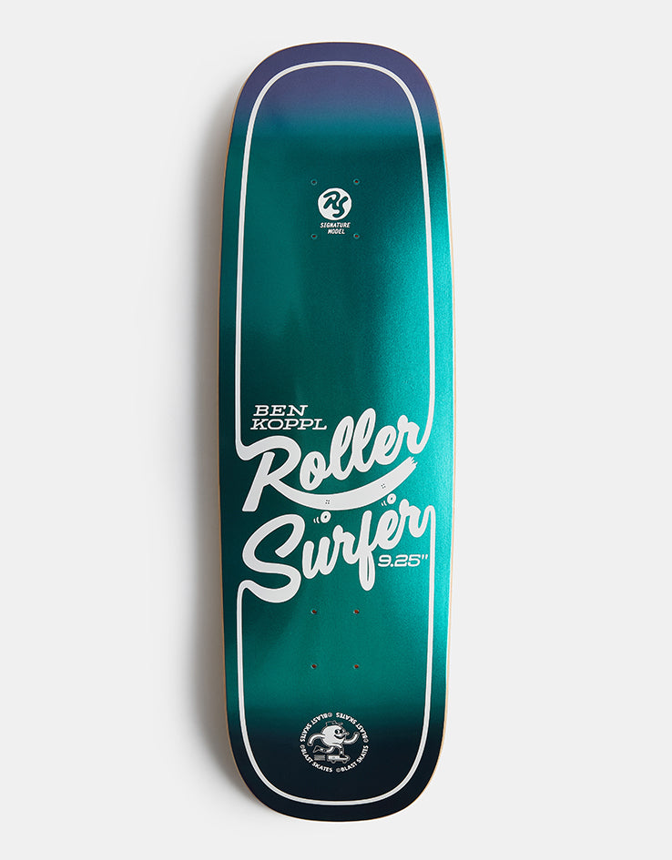 Blast Skates Koppl Iridescent Roller Surfer Skateboard Deck - 9.25