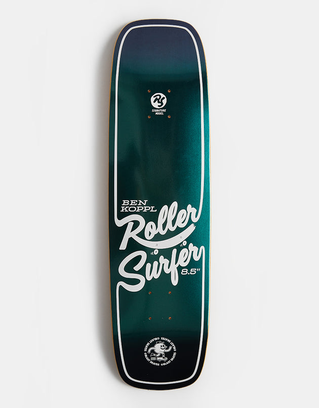 Blast Skates Koppl Iridescent Roller Surfer Skateboard Deck - 8.5"