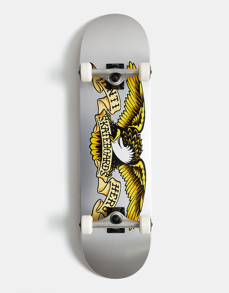 Anti Hero Metallic Eagle Complete Skateboard - 8.5"