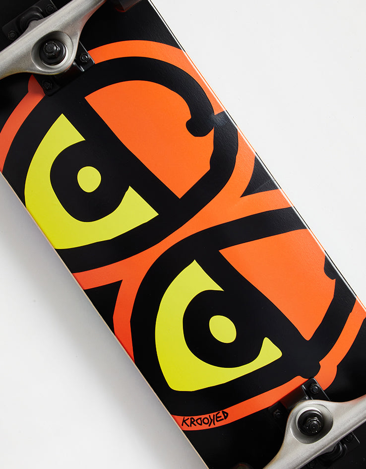 Krooked Glow Eyes Complete Skateboard - 8"