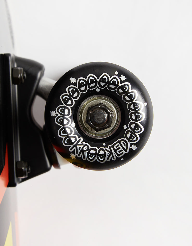 Krooked Glow Eyes Complete Skateboard - 8"