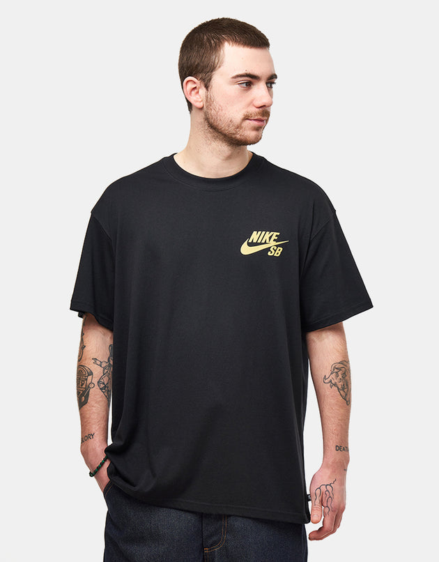 Nike SB Logo T-Shirt - Black/Tan