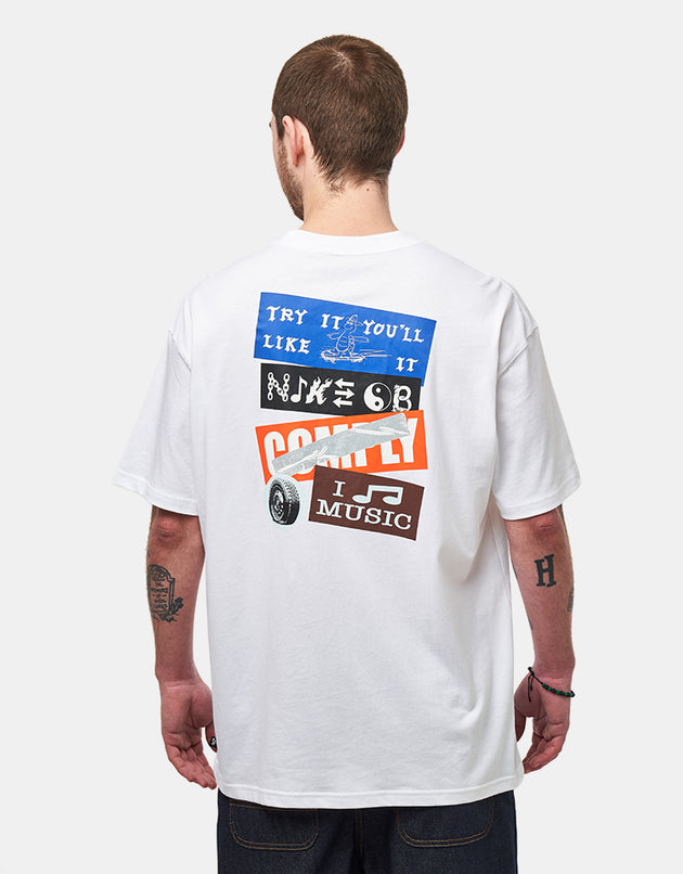 Nike SB Stickers T-Shirt - White