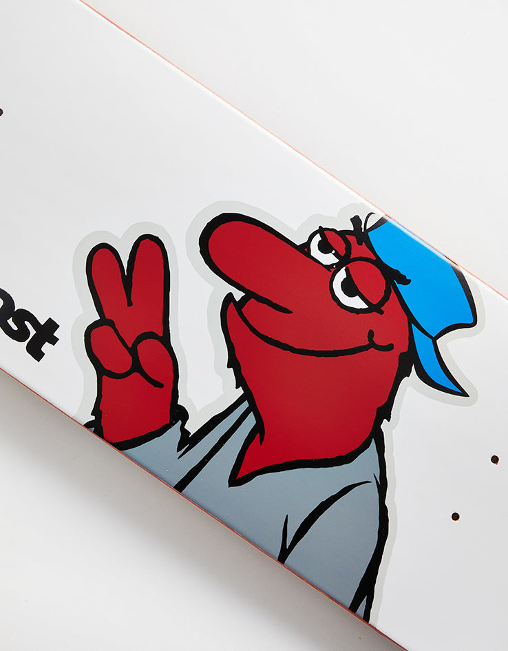 Almost Red Head White HYB Skateboard Deck - 8.375"