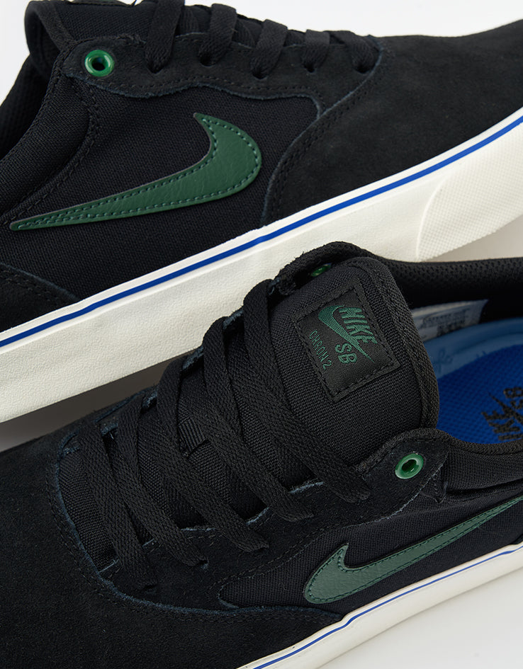 Nike SB Chron 2 Skate Shoes - Black/Fir-Sail-Racer Blue