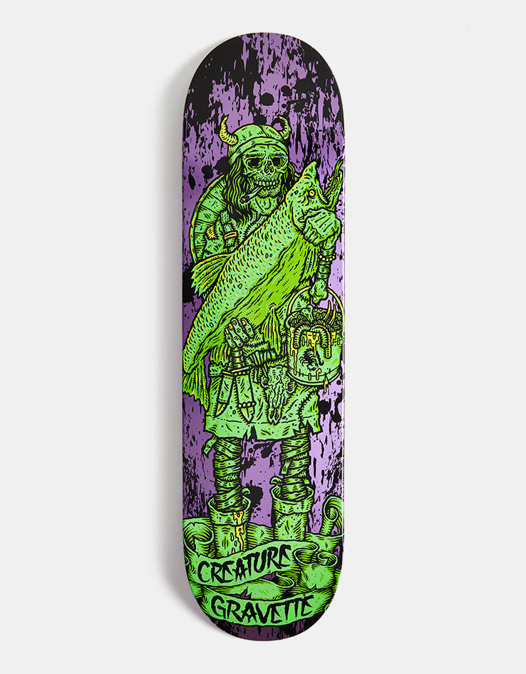 Creature Gravette Vikings of the Hesh Law XX Skateboard Deck - 8.3"
