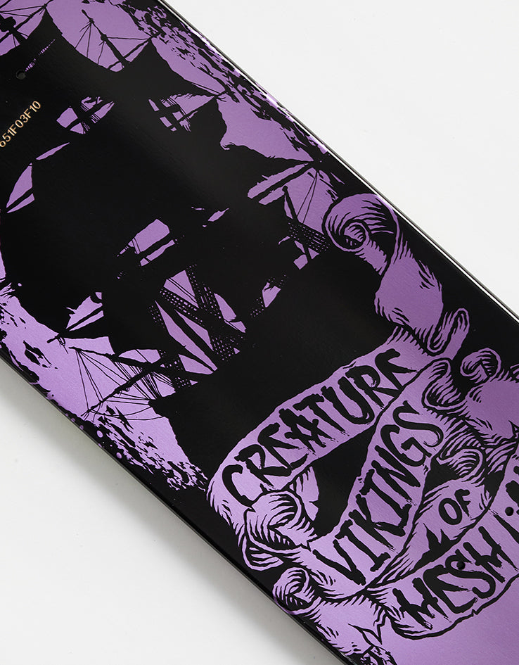 Creature Gravette Vikings of the Hesh Law XX Skateboard Deck - 8.3"