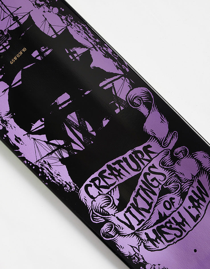Creature Russell Vikings of the Hesh Law XX Skateboard Deck - 8.75"