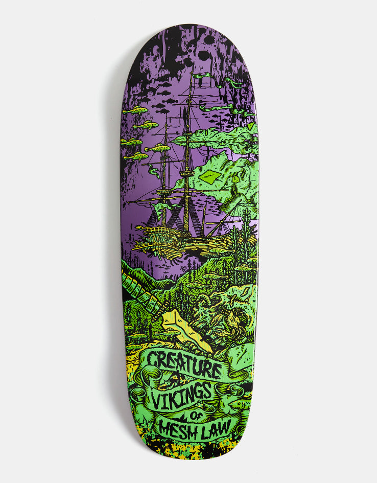 Creature Viking of the Hesh Law XX Skateboard Deck - 9.55"