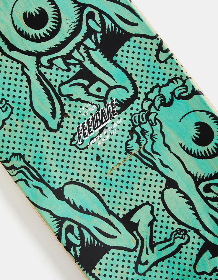 Santa Cruz Eyegore Prismatic 'FeelBase' Skateboard Deck - 8"