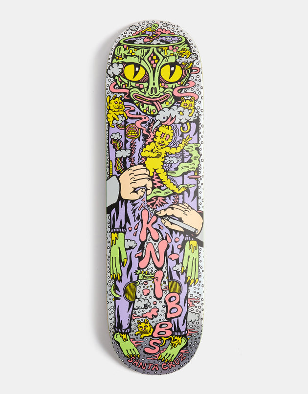 Santa Cruz Knibbs Reptilian Skateboard Deck - 8.5"