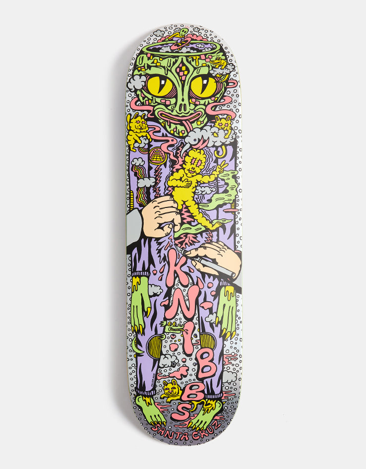Santa Cruz Knibbs Reptilian Skateboard Deck - 8.5"