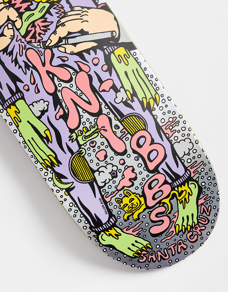 Santa Cruz Knibbs Reptilian Skateboard Deck - 8.5"