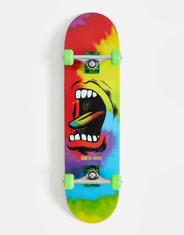 Santa Cruz Big Mouth Tie Dye Complete Skateboard - 8"